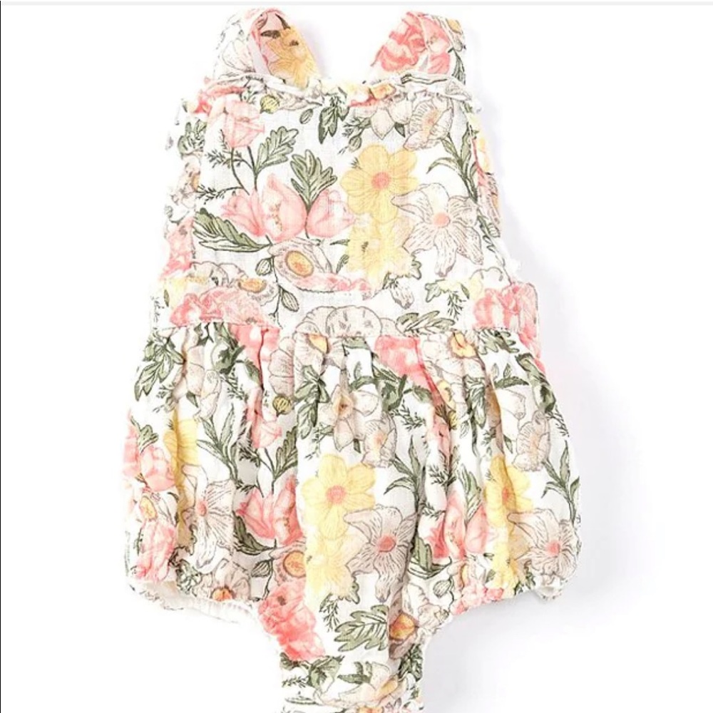 Angel Dear Floral Bubble Romper